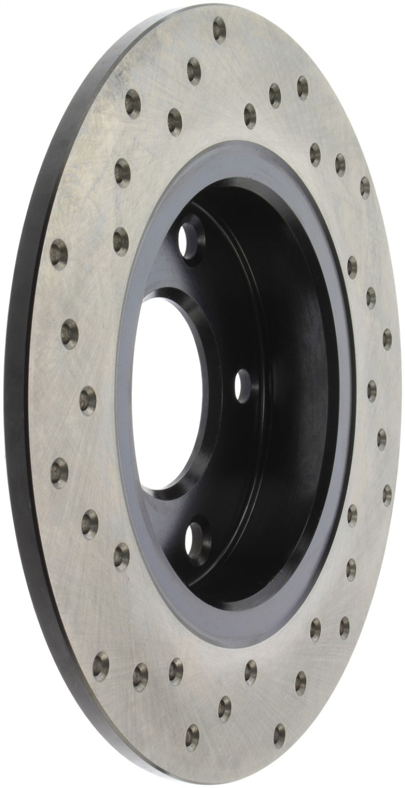 StopTech Sport Cross Drilled Brake Rotor - Rear Right