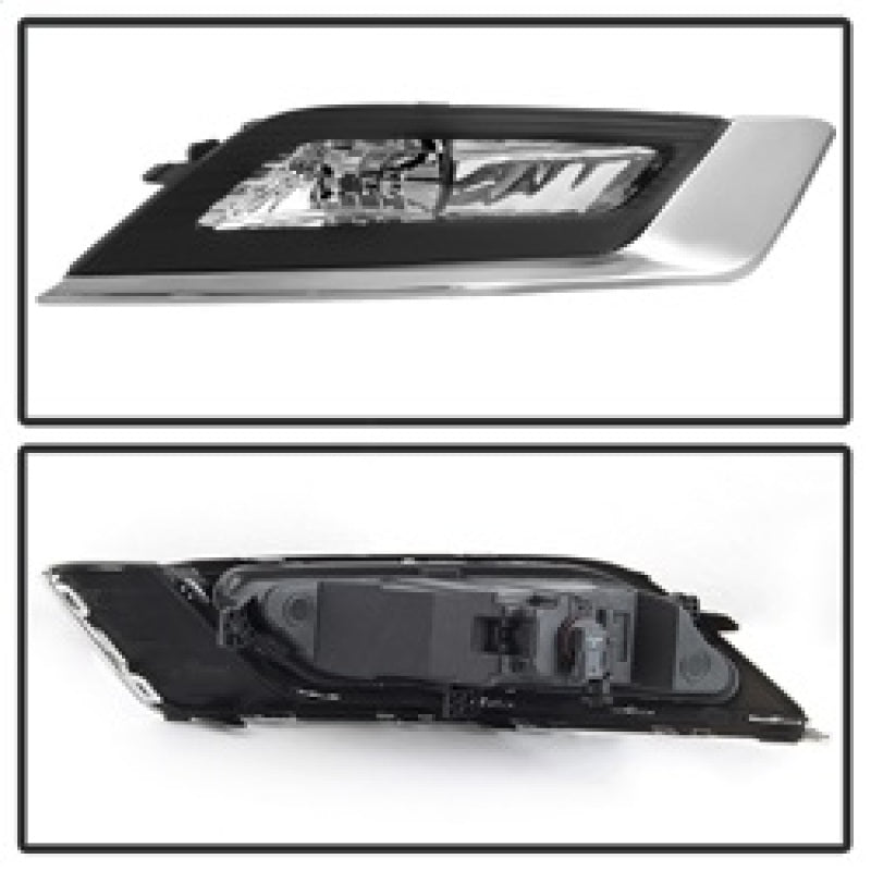 Spyder 17-18 Ford Fusion OEM Fog Lights w/ Switch & Cover - Clear (FL-FFUS17-C)
