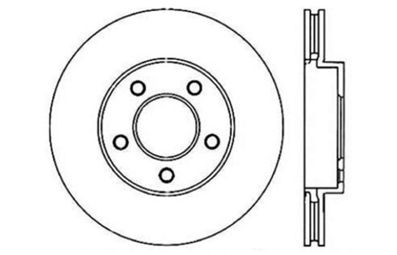 StopTech Slotted & Drilled Sport Brake Rotor