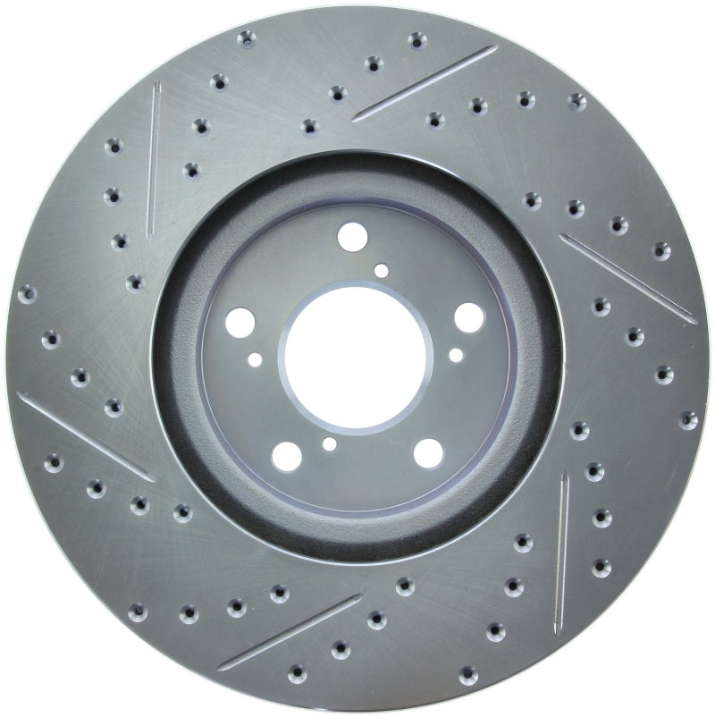 StopTech Select Sport 2007-2014 Acura MDX Drilled and Slotted Front Left Brake Rotor