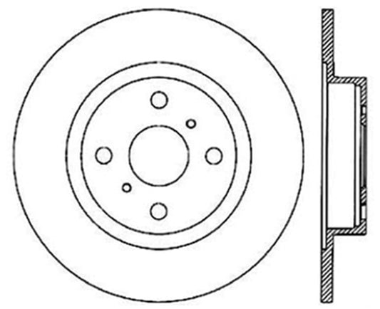 StopTech Slotted & Drilled Sport Brake Rotor