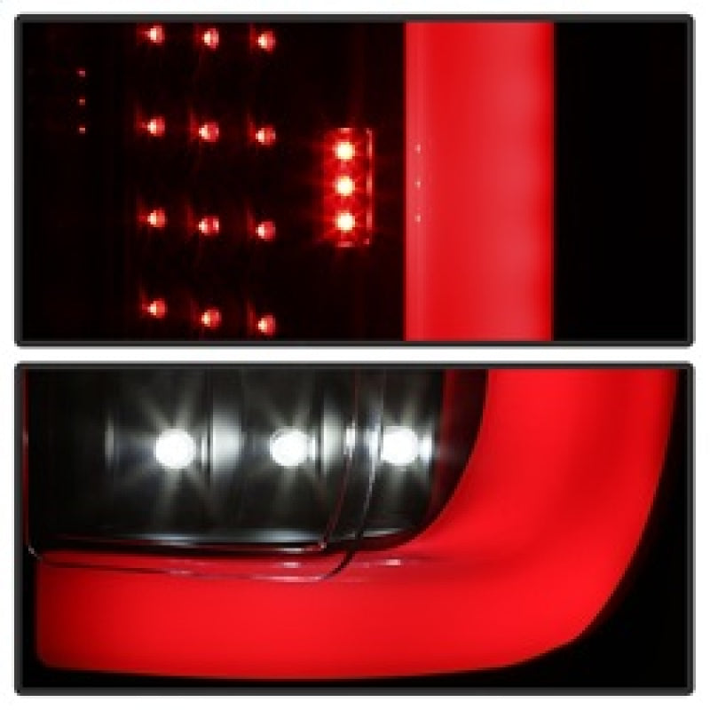 xTune 17-18 Ford F-250 Super Duty (Excl LED Models) LED Tail Lights - Black (ALT-ON-FS17-LBLED-BK)