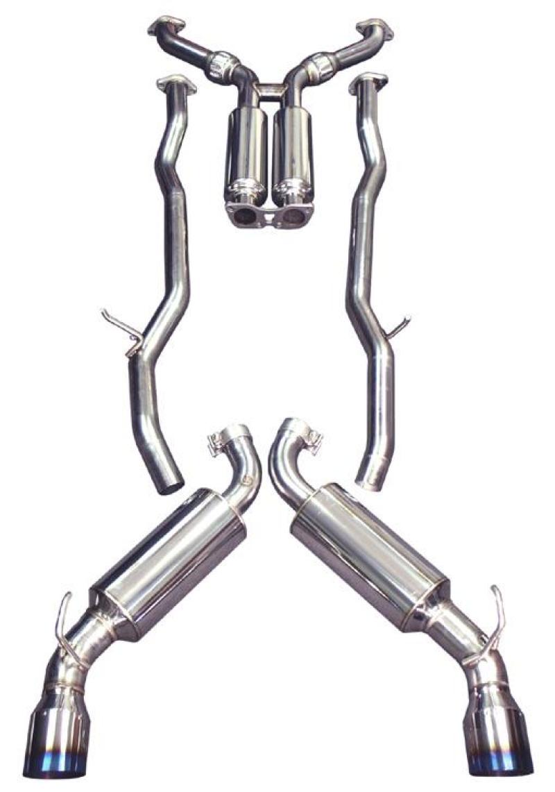 Injen 06-09 Eclipse 3.8L V6 76mm Cat-back Exhaust w/ Titanium tip (Includes Catalytic Converter)