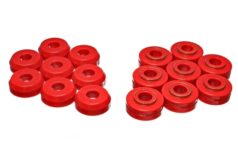 Energy Suspension Fd Bronco Body Mount Set - Red