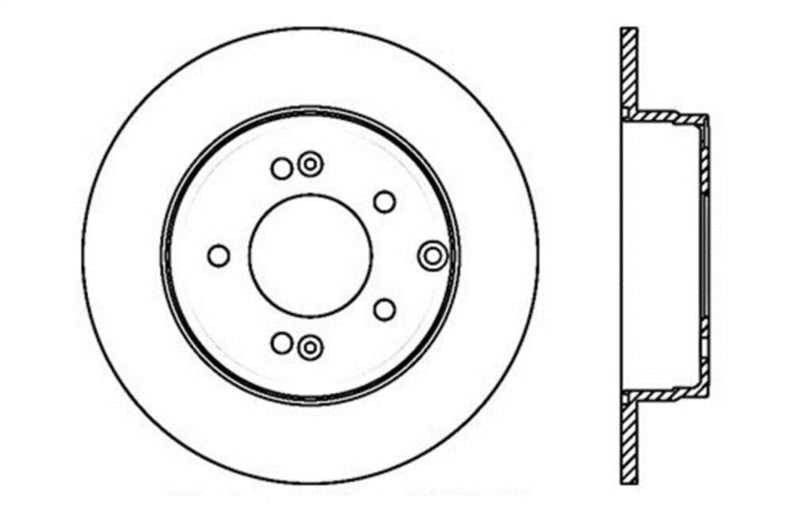 StopTech Slotted & Drilled Sport Brake Rotor