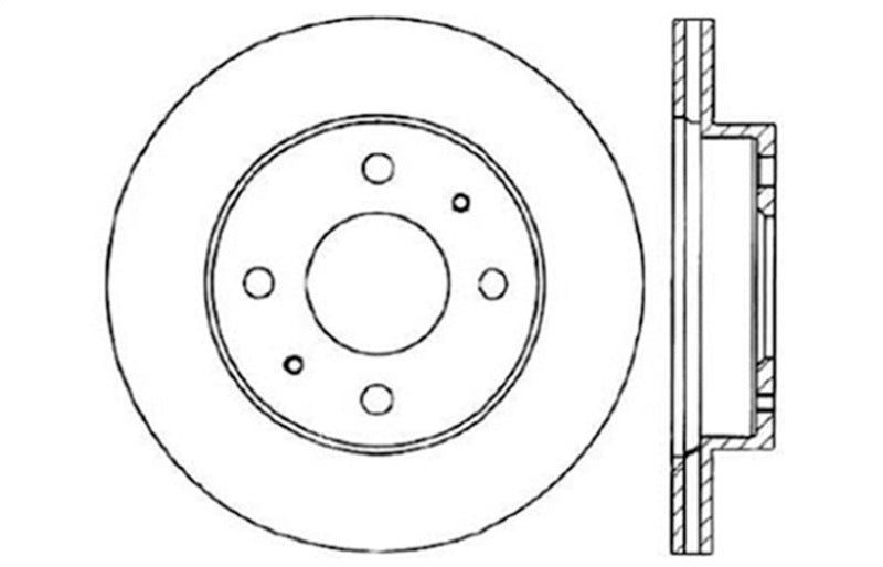 StopTech Slotted & Drilled Sport Brake Rotor