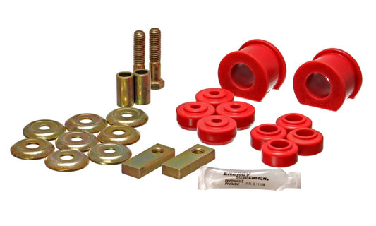 Energy Suspension Chrysler RWD F/J/M Body Red 1-1/8in Front Sway Bar Bushings