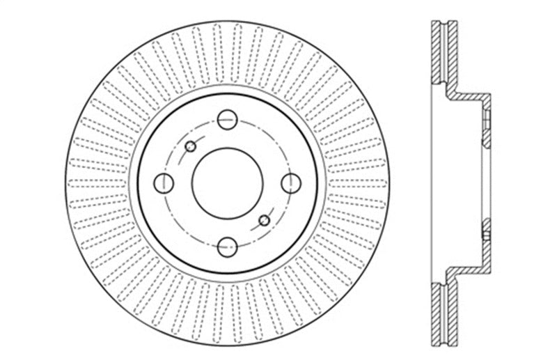 StopTech Slotted & Drilled Sport Brake Rotor