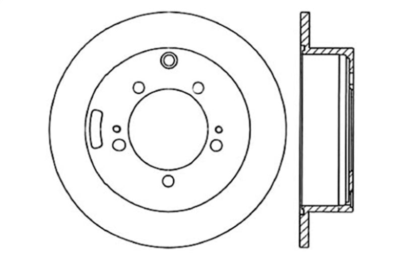 StopTech Slotted & Drilled Sport Brake Rotor