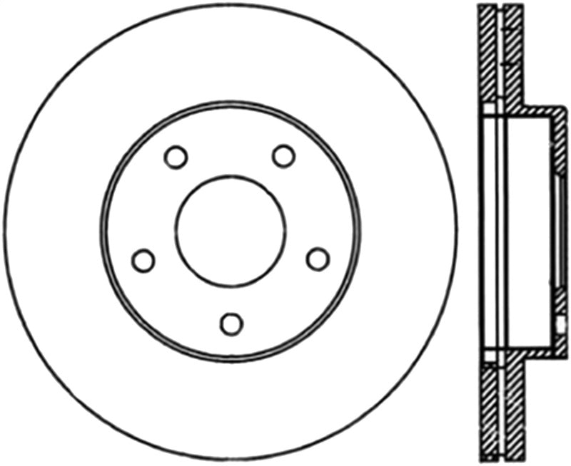 StopTech Slotted & Drilled Sport Brake Rotor