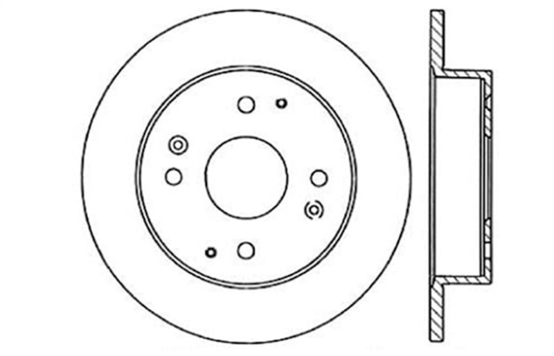 StopTech Slotted & Drilled Sport Brake Rotor