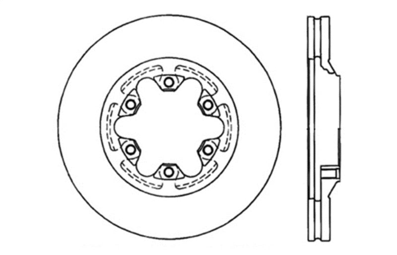 StopTech Slotted & Drilled Sport Brake Rotor