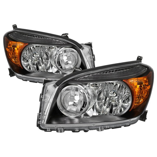 xTune 06-08 Toyota RAV4 OEM Style Headlights - Black (HD-JH-TRAV06-AM-BK)