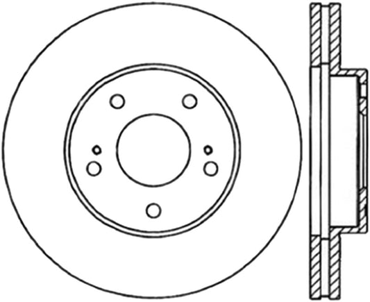 StopTech Slotted & Drilled Sport Brake Rotor