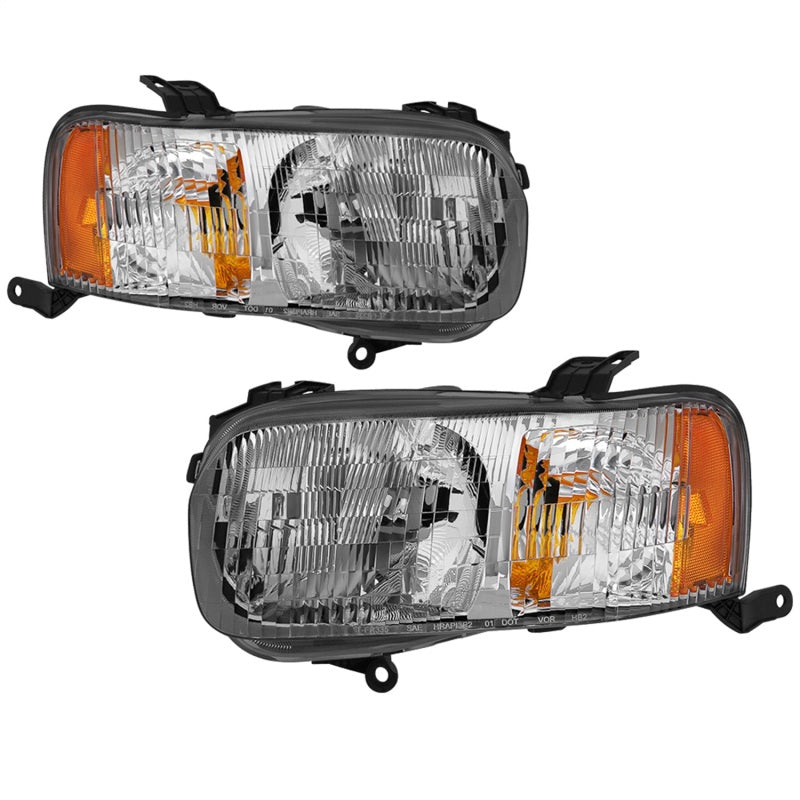 xTune 01-04 Ford Escape OEM Style Headlights - Chrome (HD-JH-FESCA01-AM-C)