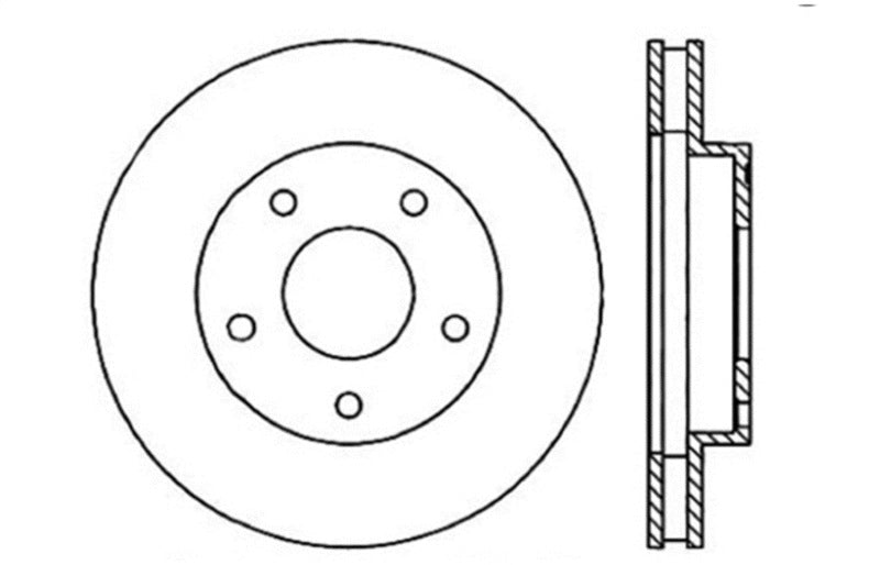 StopTech Slotted & Drilled Sport Brake Rotor