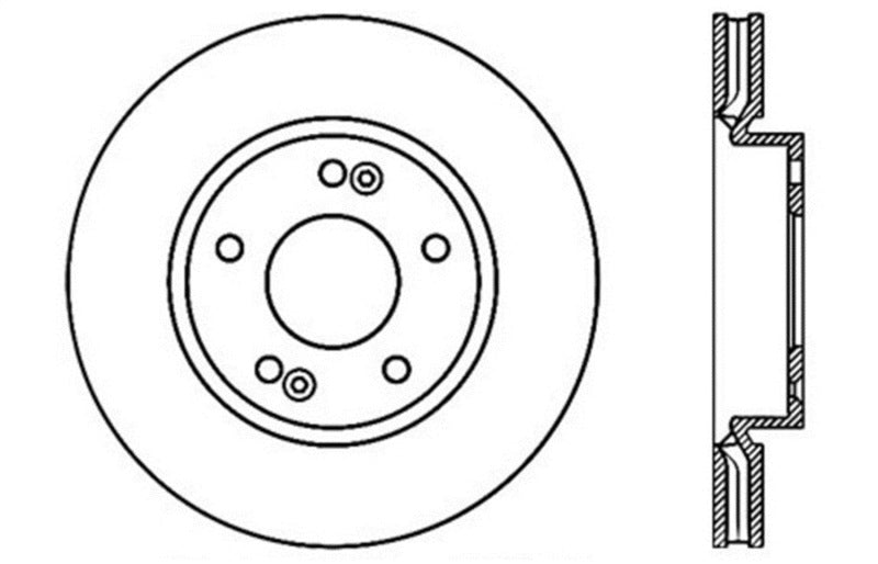 StopTech Slotted & Drilled Sport Brake Rotor