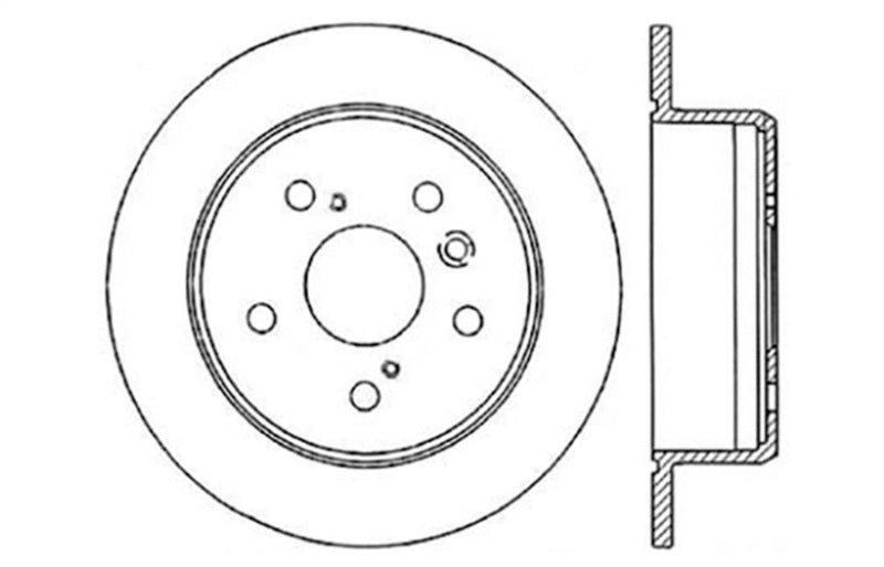 StopTech Slotted & Drilled Sport Brake Rotor