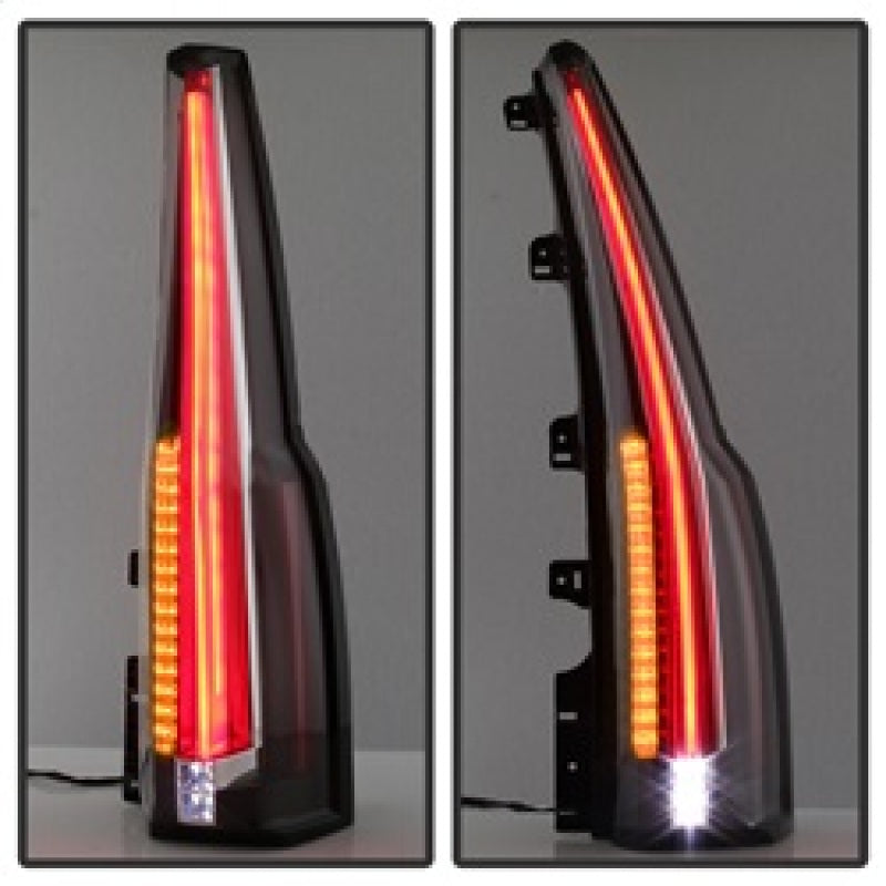 xTune GMC Yukon 15-17 LED Tail Lights (Escalade Style) - Black ALT-JH-GY15-2IN1LED-BK