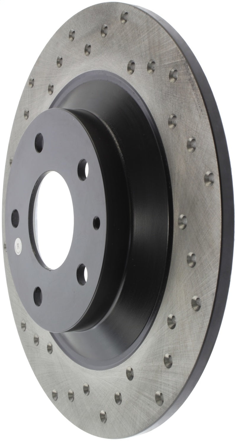 StopTech Sport Cross Drilled Brake Rotor - Front Left