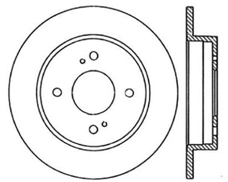 StopTech Slotted & Drilled Sport Brake Rotor