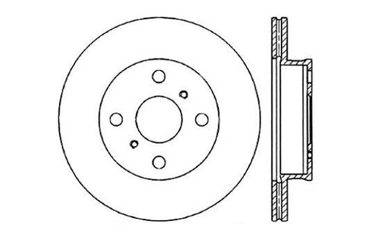 StopTech Slotted & Drilled Sport Brake Rotor