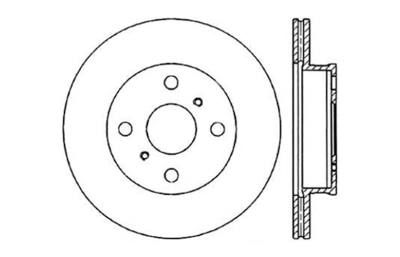 StopTech Slotted & Drilled Sport Brake Rotor