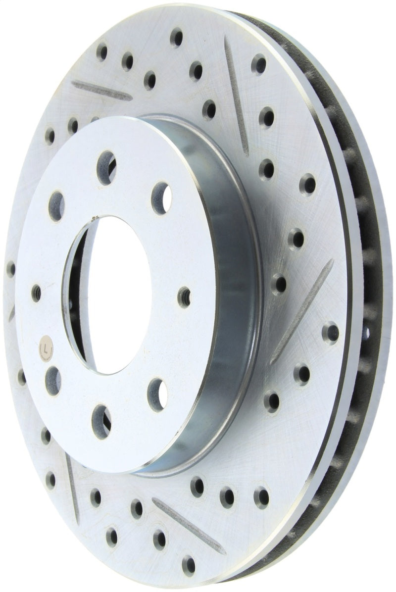 StopTech Select Sport Drilled & Slotted Rotor - Front Left