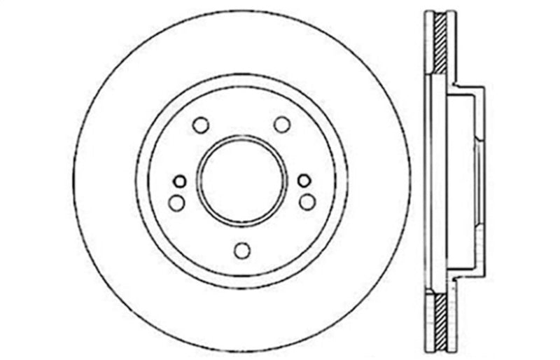 StopTech Slotted & Drilled Sport Brake Rotor