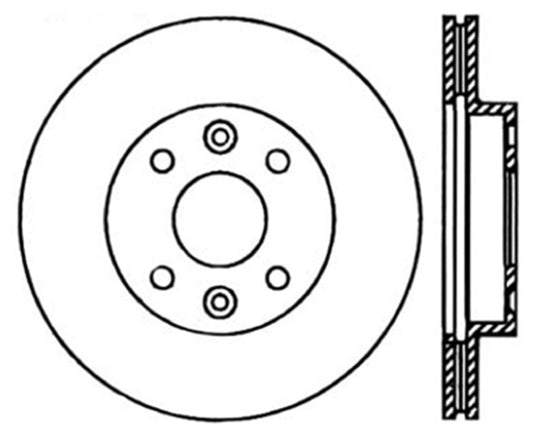 StopTech Slotted & Drilled Sport Brake Rotor