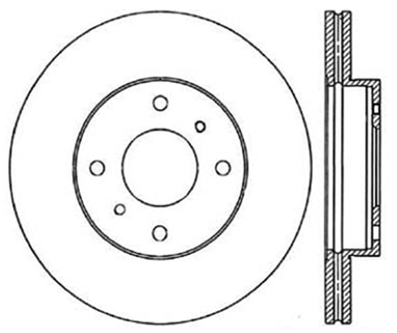 StopTech Slotted & Drilled Sport Brake Rotor