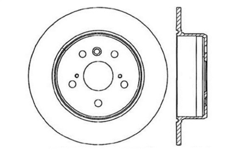 StopTech Slotted & Drilled Sport Brake Rotor