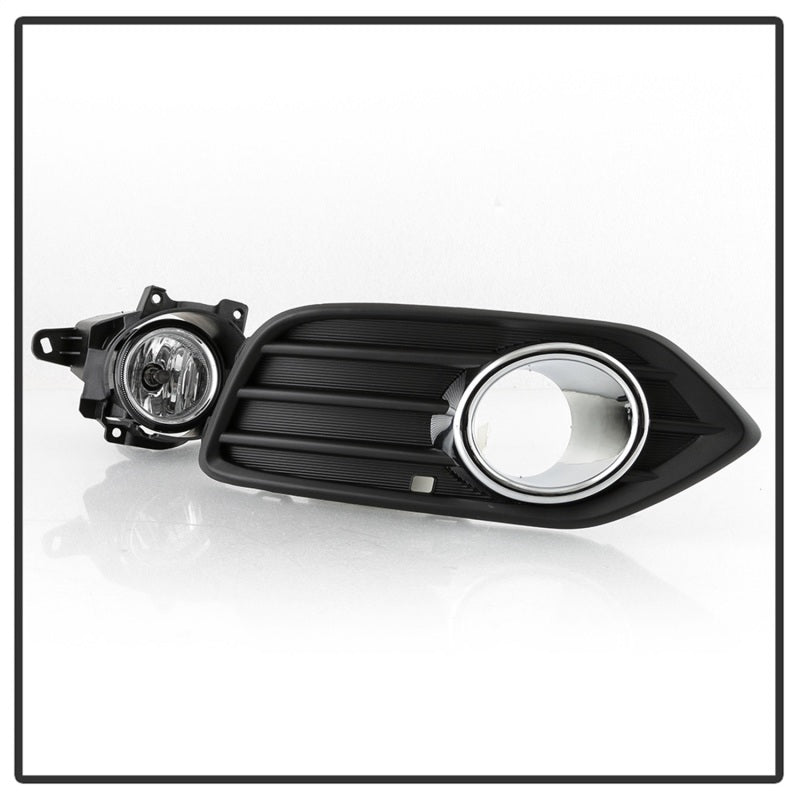 Spyder 2019+ Honda HR-V OEM Style Fog Lights w/OEM Switch & Chrome Trim - Clear (FL-HHRV19-C)