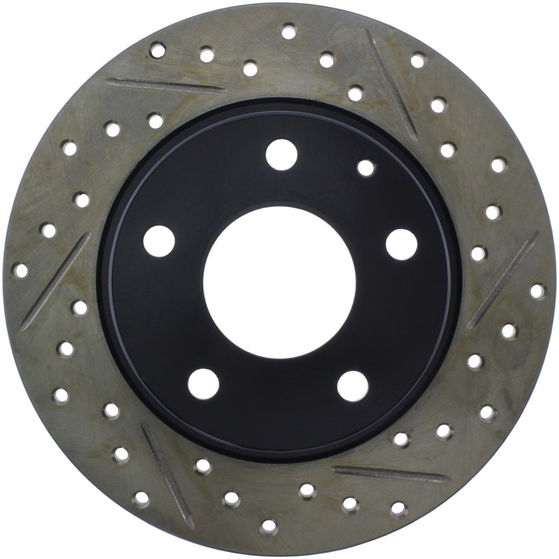 StopTech Sport Drilled & Slotted Rotor - Front Left