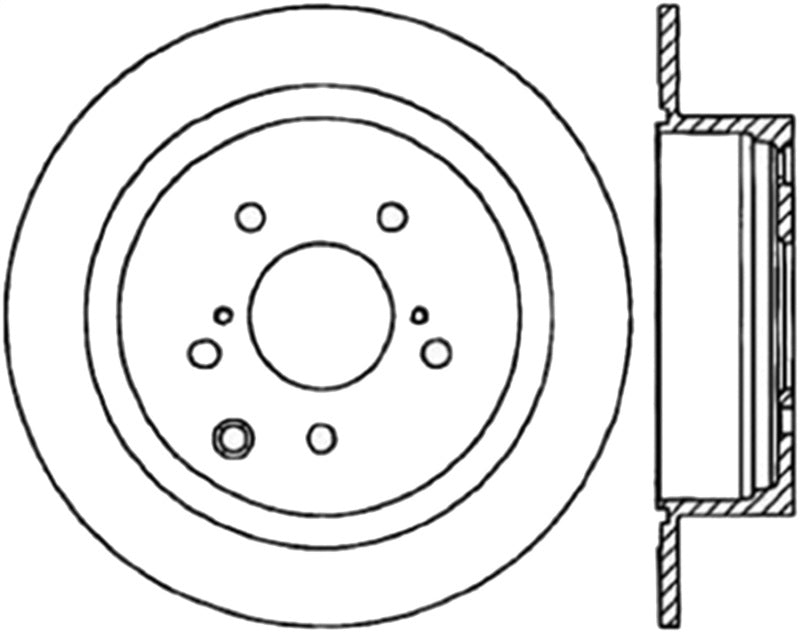 StopTech Slotted & Drilled Sport Brake Rotor