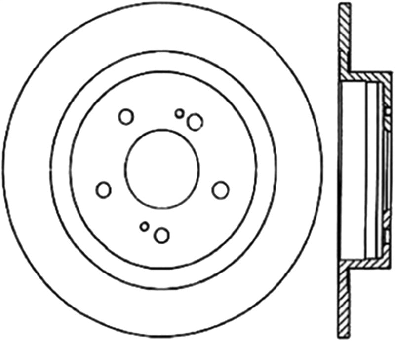 StopTech Slotted & Drilled Sport Brake Rotor