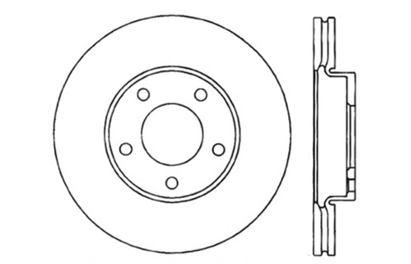 StopTech Slotted & Drilled Sport Brake Rotor