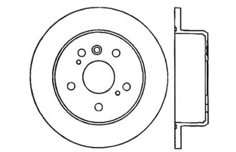 StopTech Slotted & Drilled Sport Brake Rotor