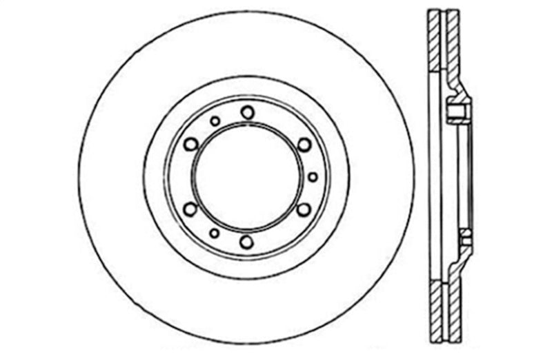 StopTech Slotted & Drilled Sport Brake Rotor