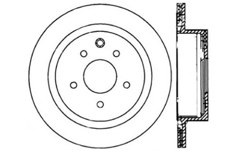 StopTech Slotted & Drilled Sport Brake Rotor