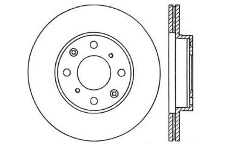 StopTech Slotted & Drilled Sport Brake Rotor