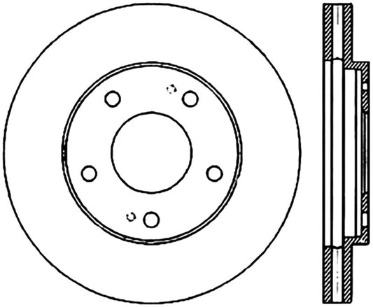 StopTech Slotted & Drilled Sport Brake Rotor