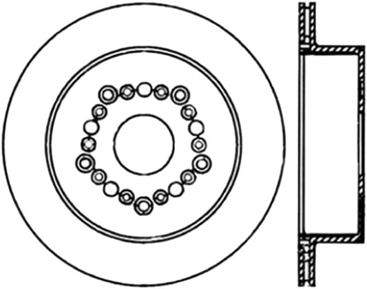 StopTech Slotted & Drilled Sport Brake Rotor