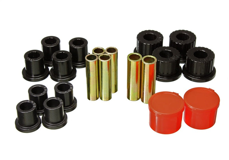 Energy Suspension 98-11 Ford Ranger 2/4WD Rear Leaf Spring Bushing Set - Black