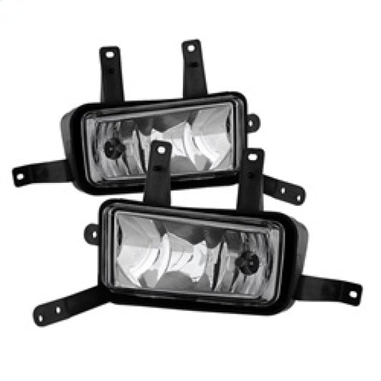 Spyder Chevy Suburban Tahoe 2015-17 OEM Fog Lights W/Chrm trim Cover and Switch Clear FL-CTAH15-C