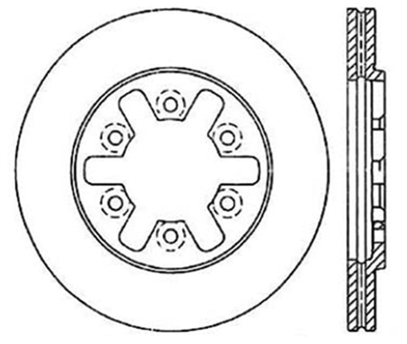 StopTech Slotted & Drilled Sport Brake Rotor