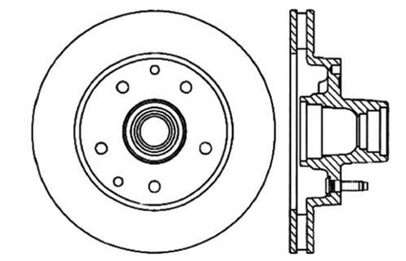 StopTech Slotted & Drilled Sport Brake Rotor