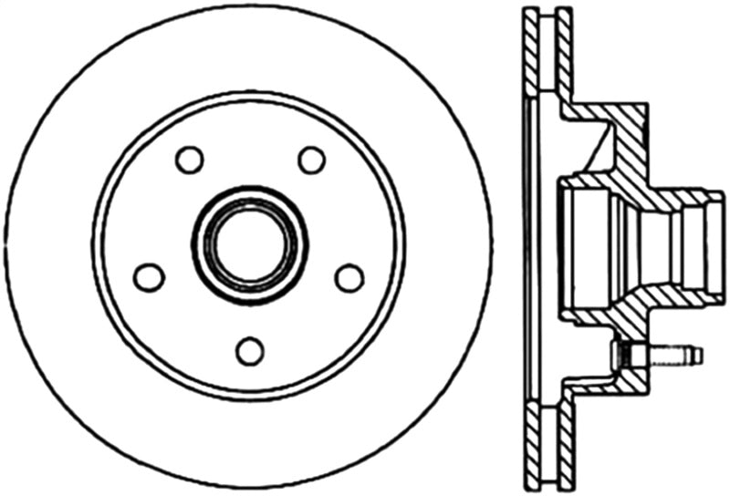 StopTech Slotted & Drilled Sport Brake Rotor