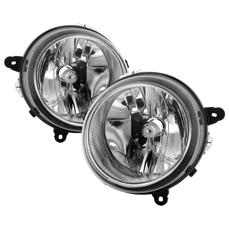 xTune 07-17 Jeep Patriot (w/o Auto Leveling Lights) OEM Style Headlights - Chrome (HD-JH-JPA07-OE-C)