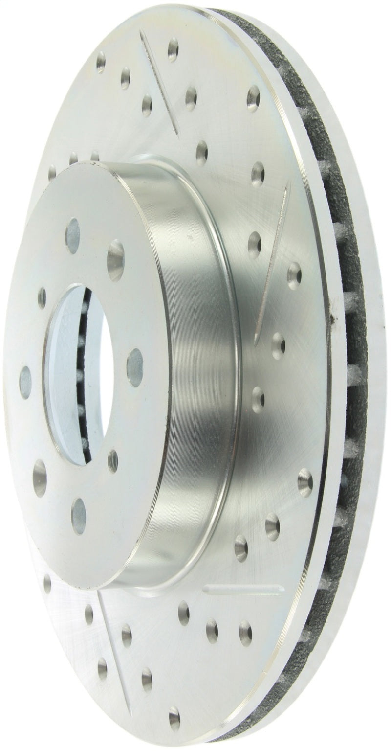 StopTech Select Sport 90-01 Acura Integra (exc. Type R) Slotted and Drilled Left Front Rotor